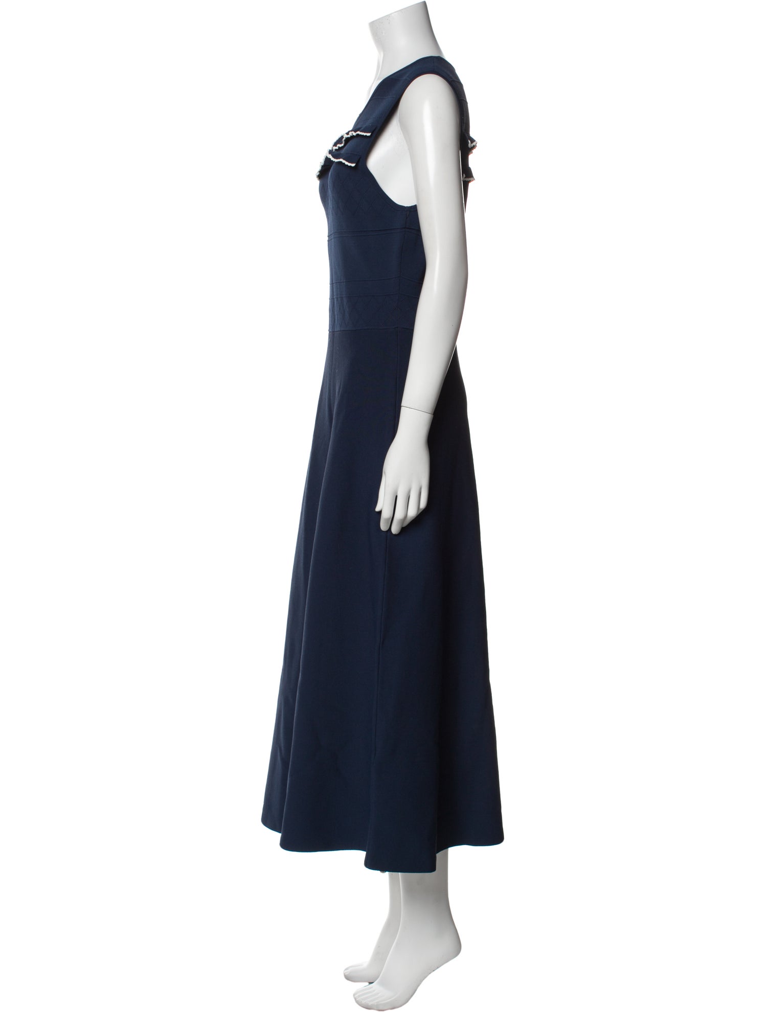 Jason Wu Crew Neck Long Dress