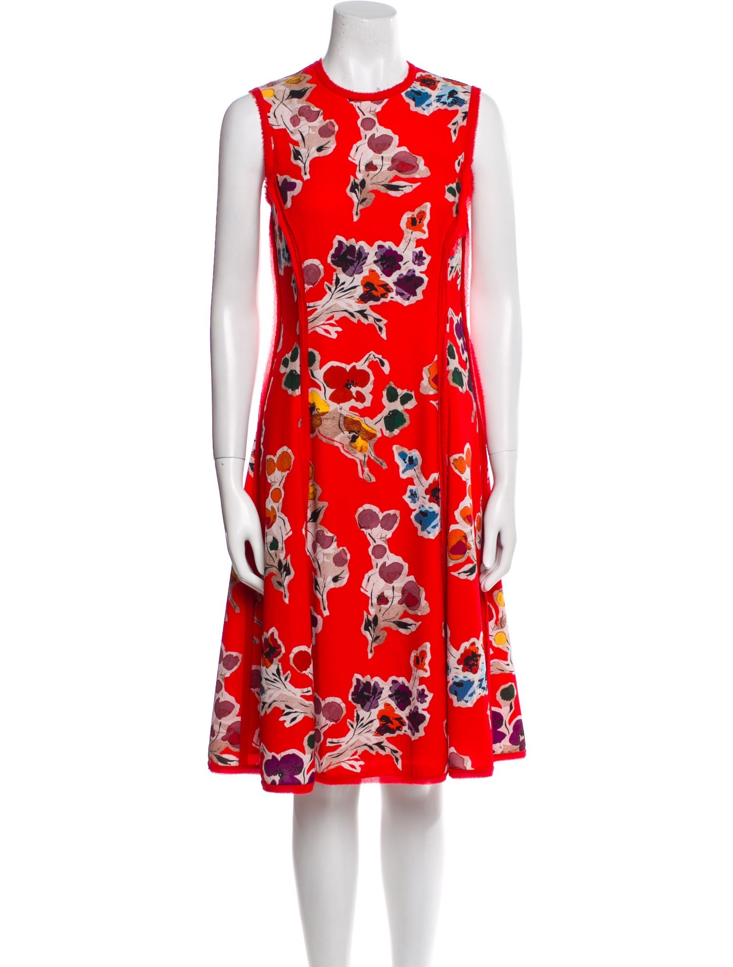 Jason Wu Floral Print Knee-Length Dress