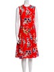 Jason Wu Floral Print Knee-Length Dress