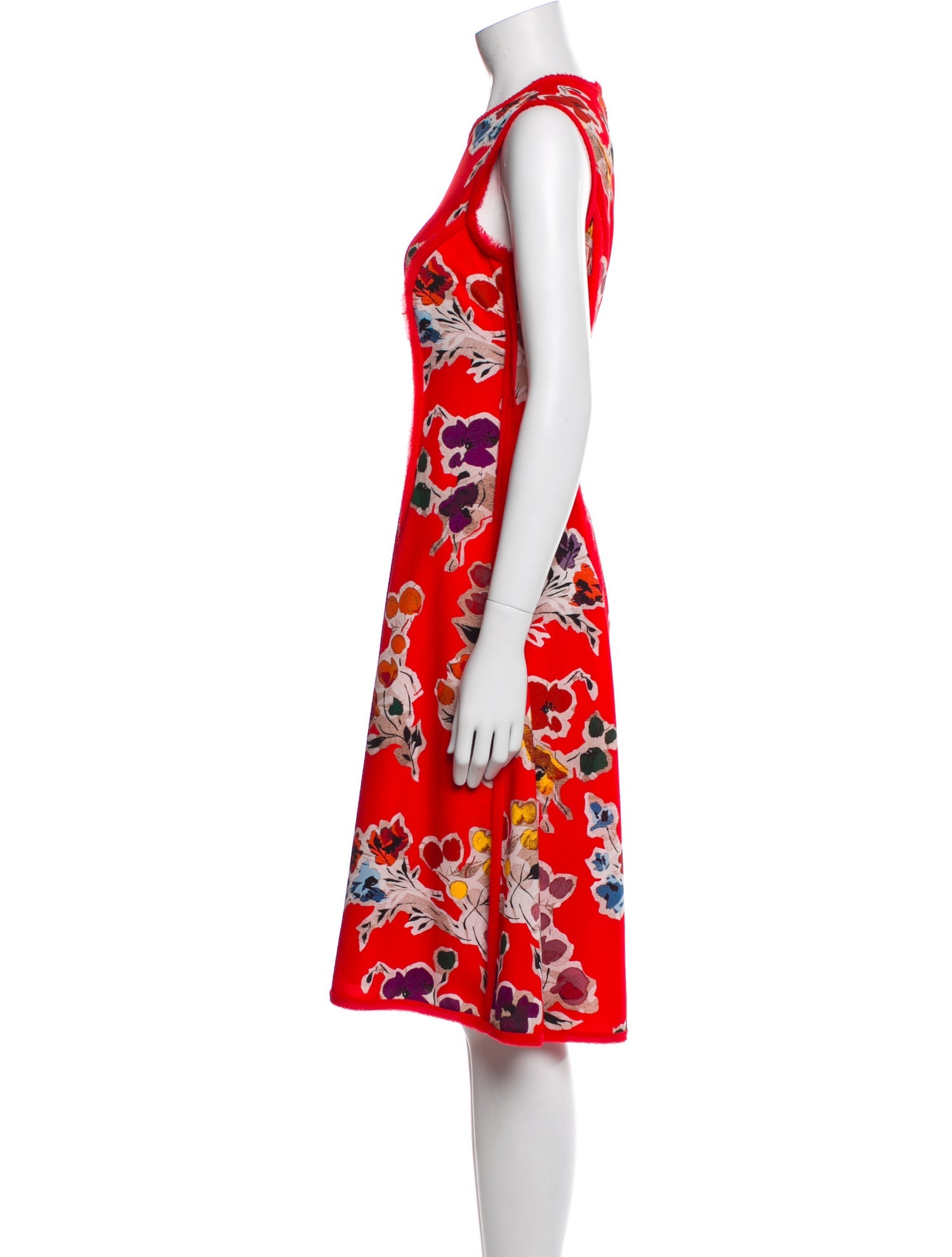 Jason Wu Floral Print Knee-Length Dress