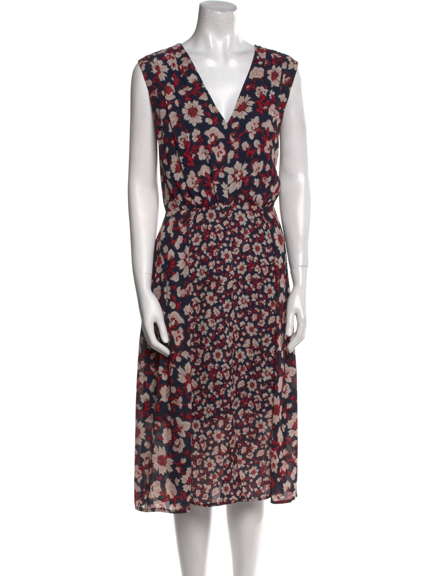 Jason Wu Floral Print Midi Length Dress