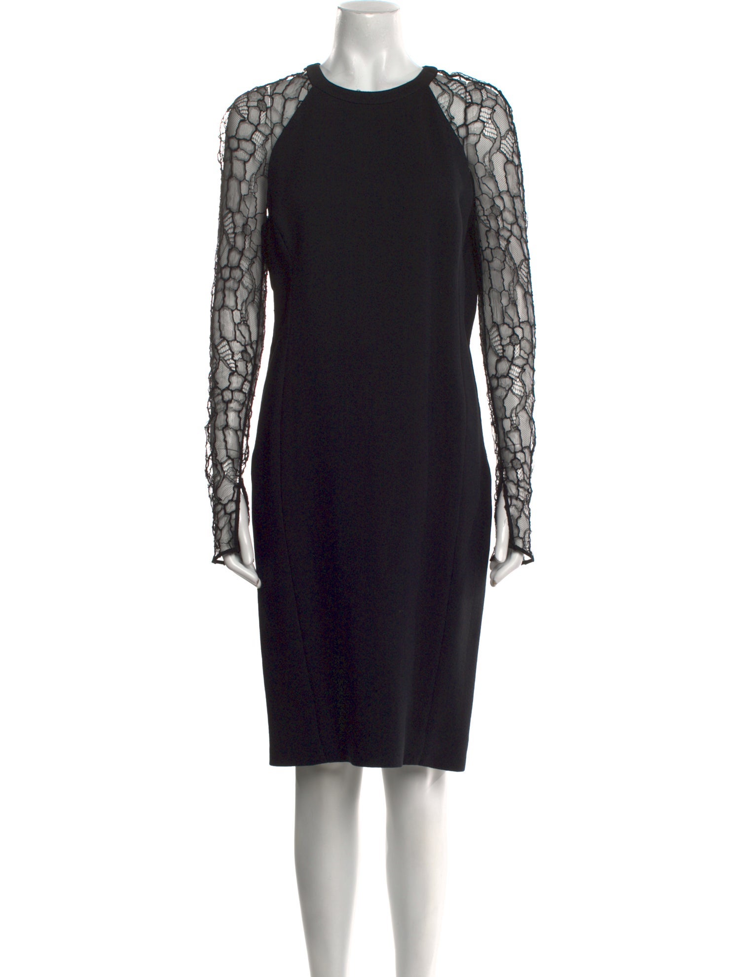 Jason Wu Lace Pattern Midi Length Dress