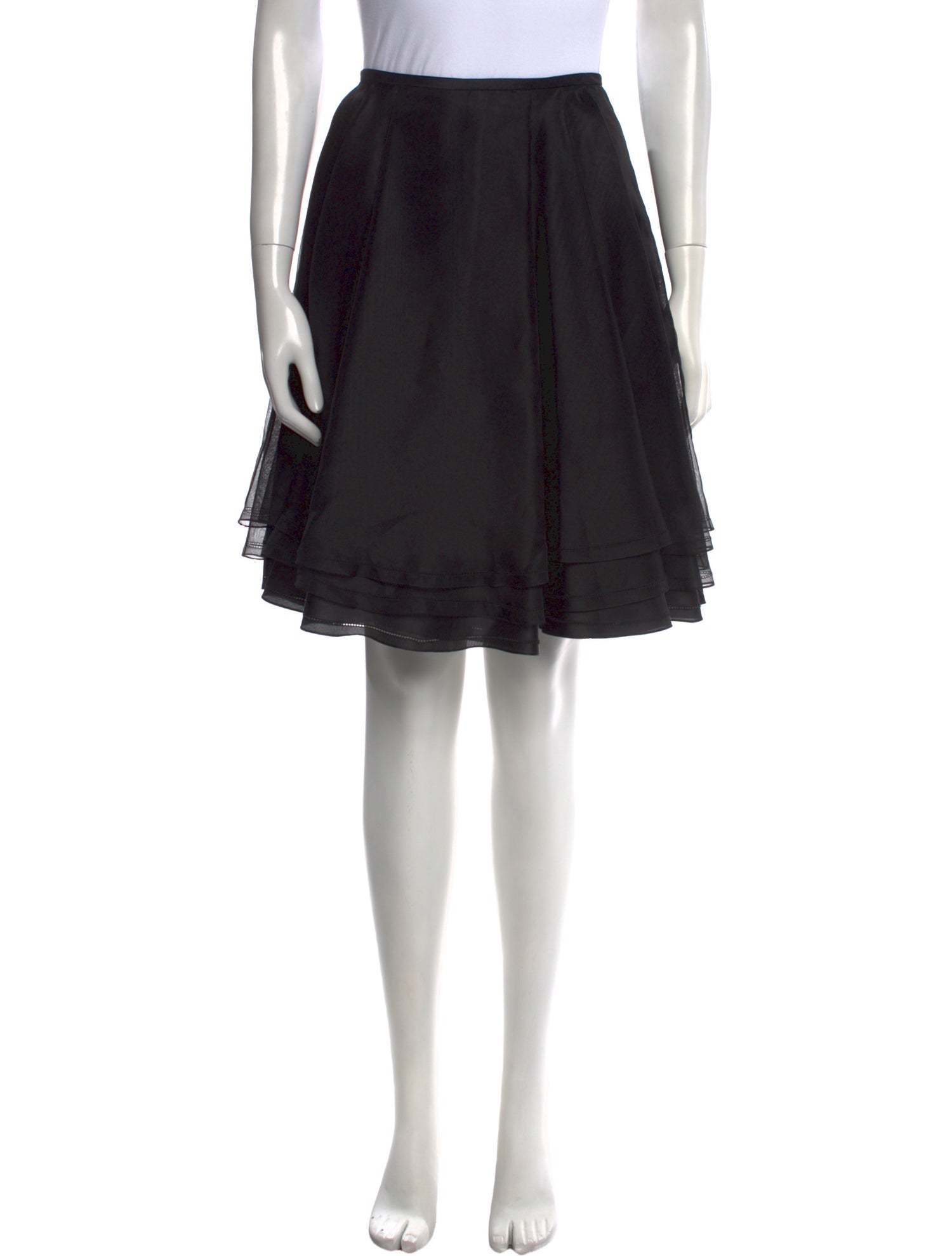 Jason Wu Silk Knee-Length Skirt