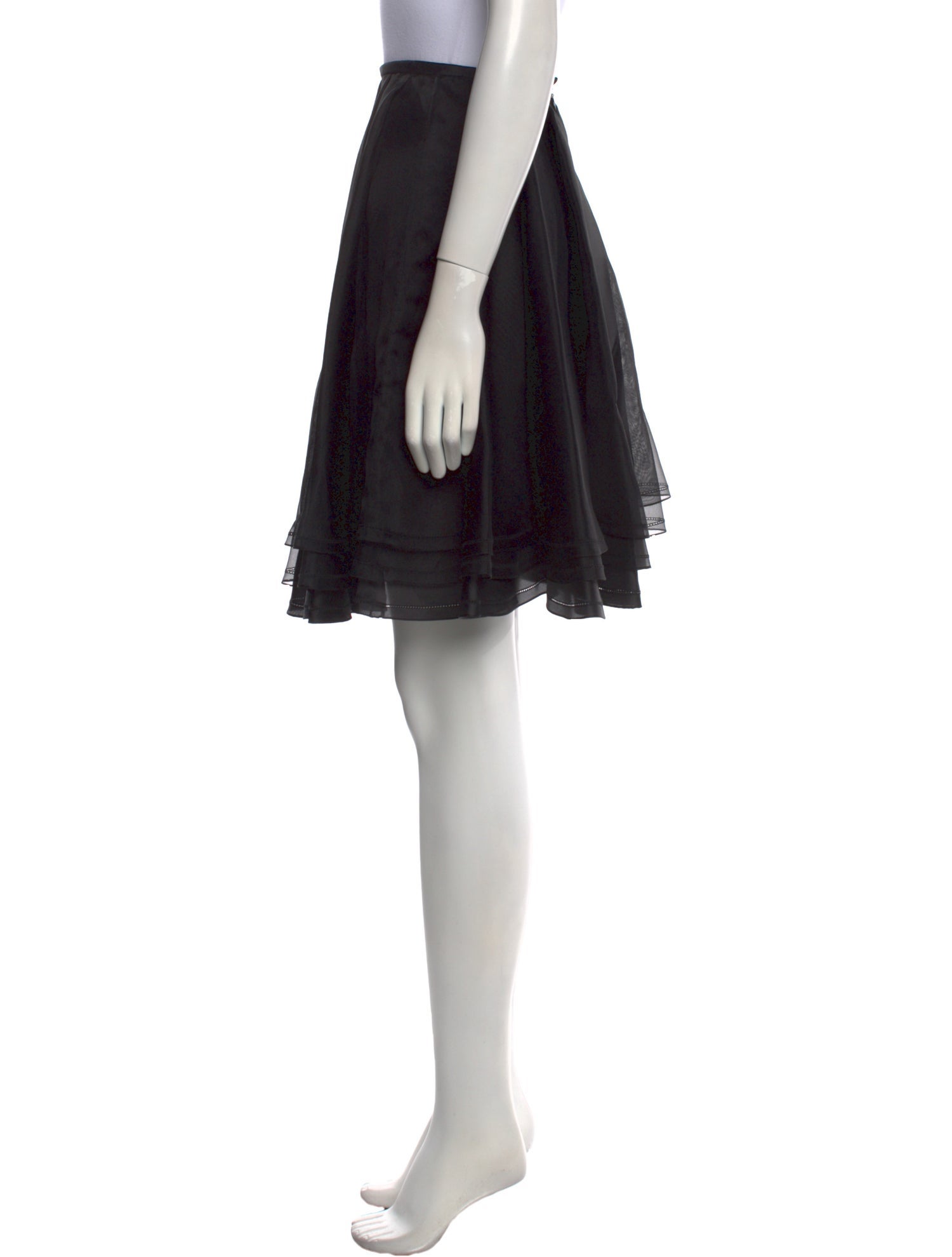 Jason Wu Silk Knee-Length Skirt