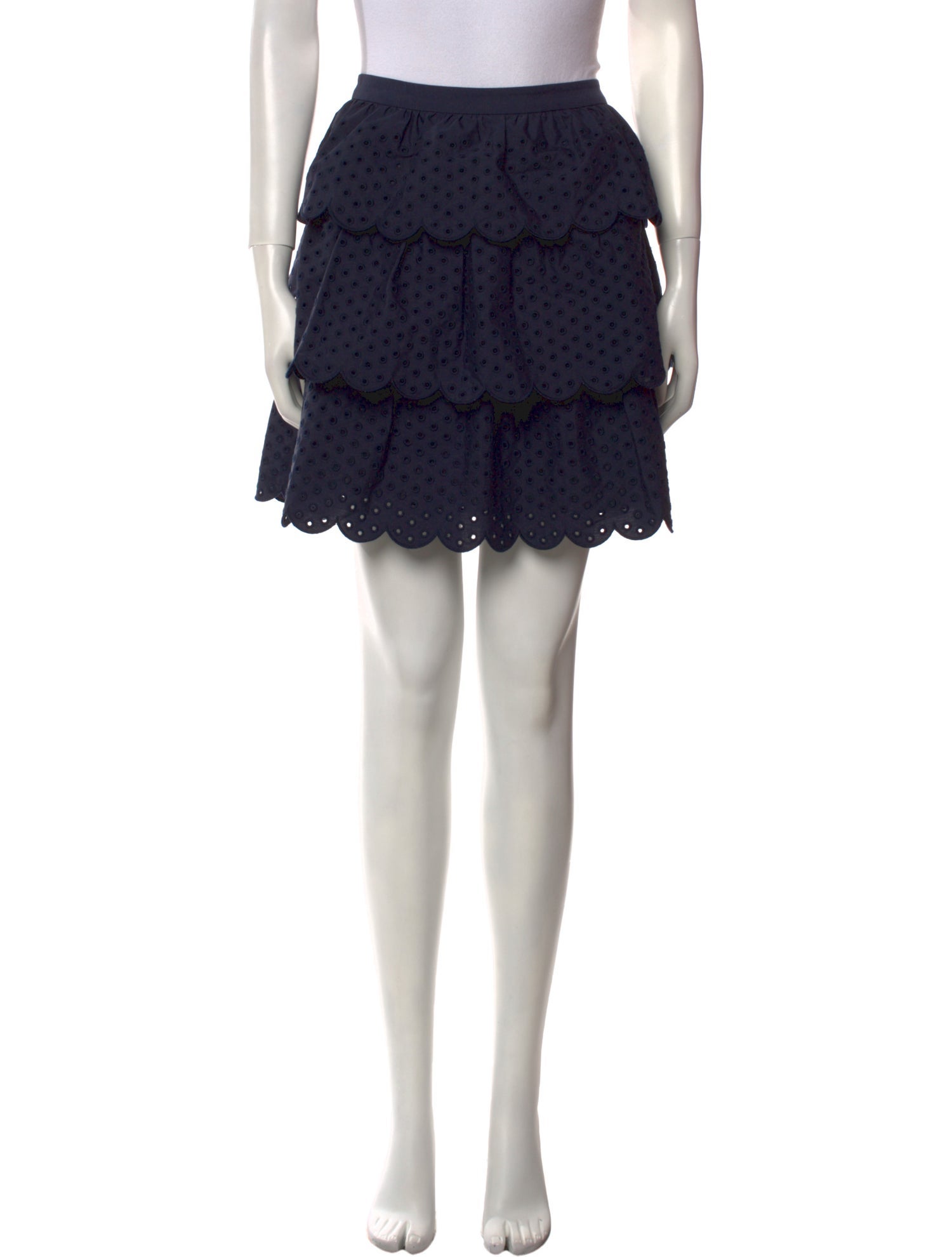 Jason Wu Lace Pattern Mini Skirt