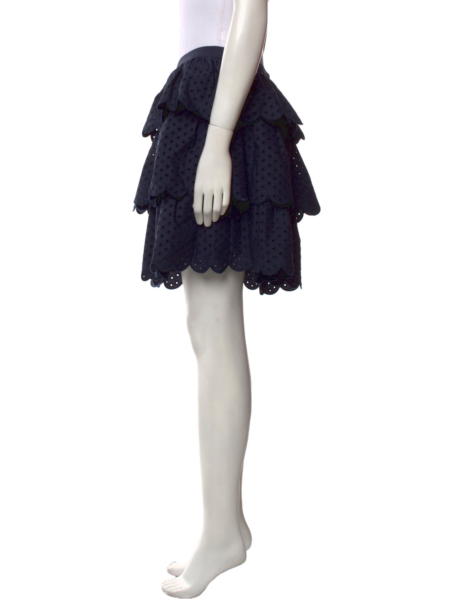 Jason Wu Lace Pattern Mini Skirt