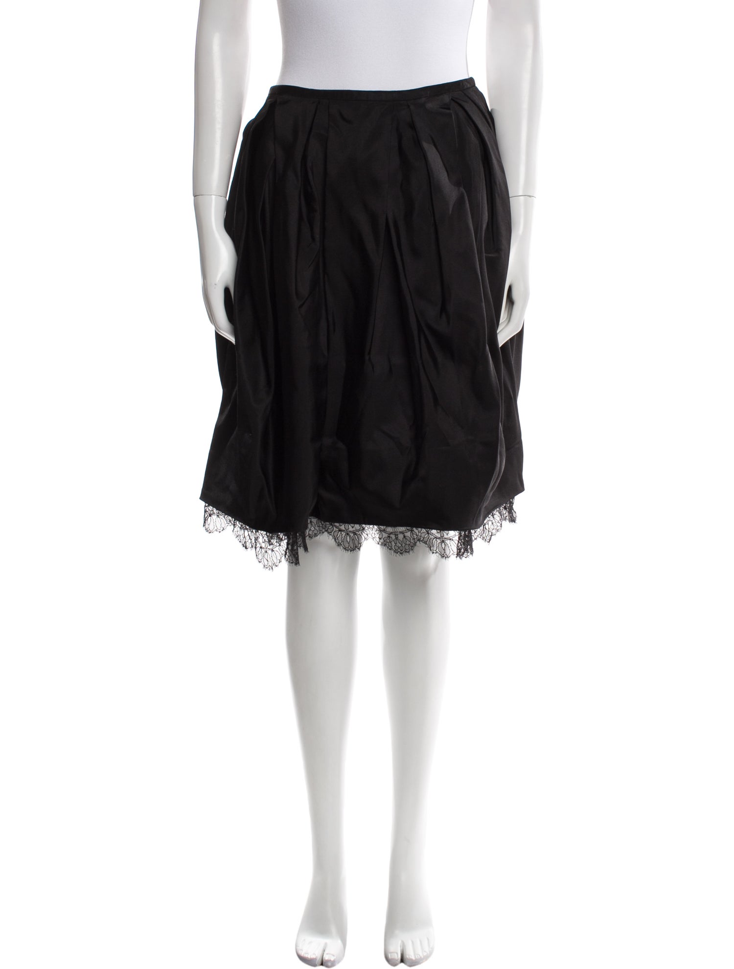 Jason Wu Silk Knee-Length Skirt