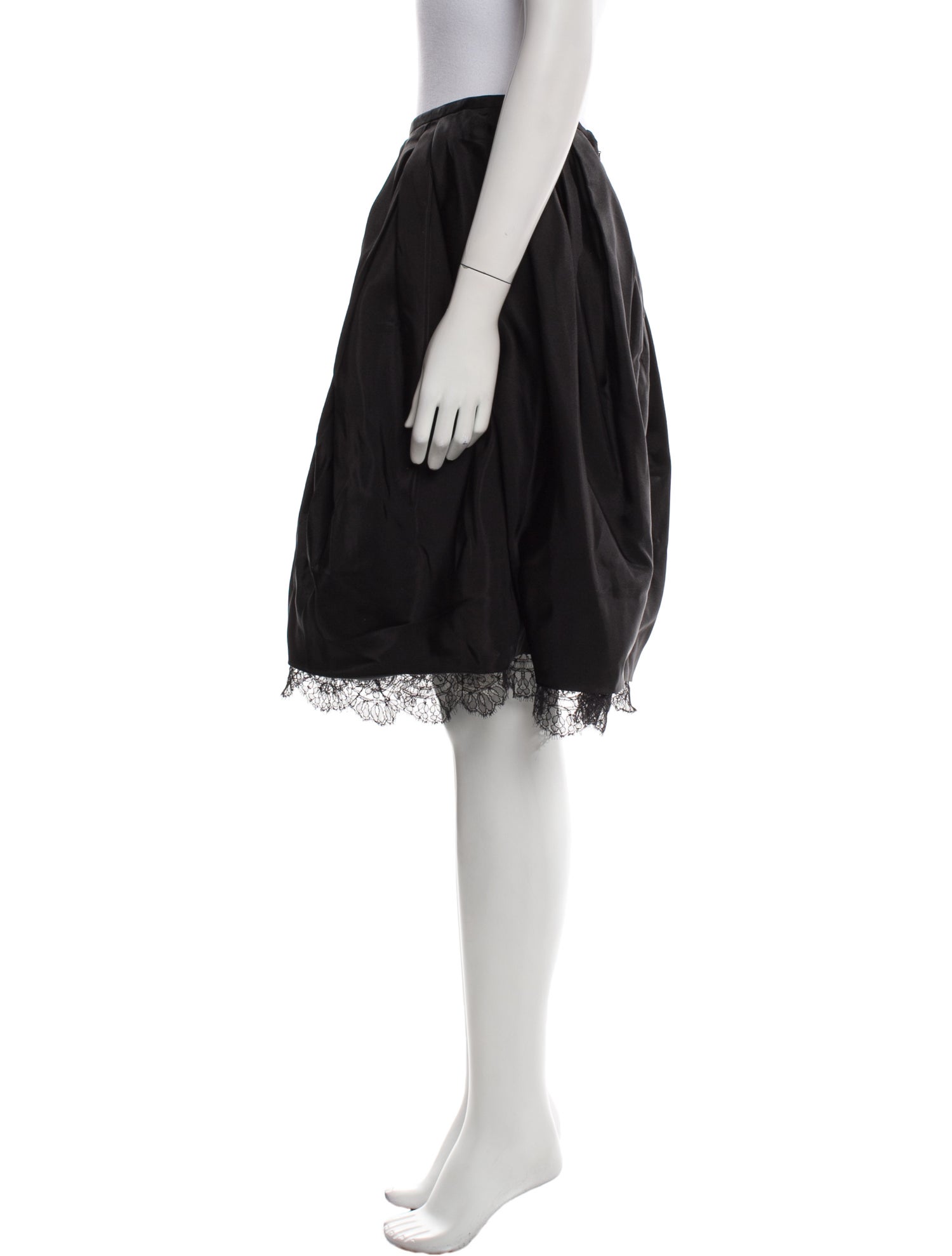 Jason Wu Silk Knee-Length Skirt