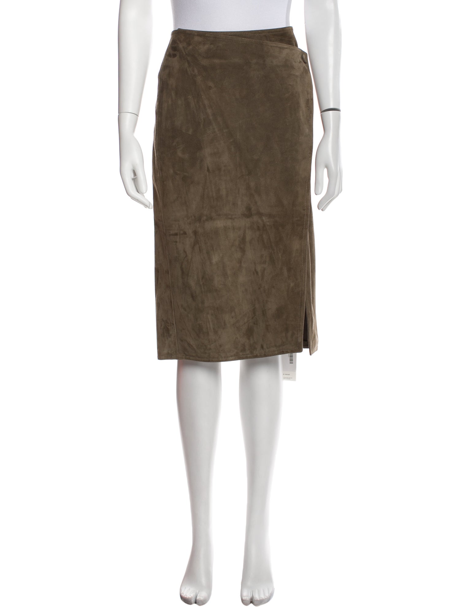 Jason Wu Suede Knee-Length Skirt