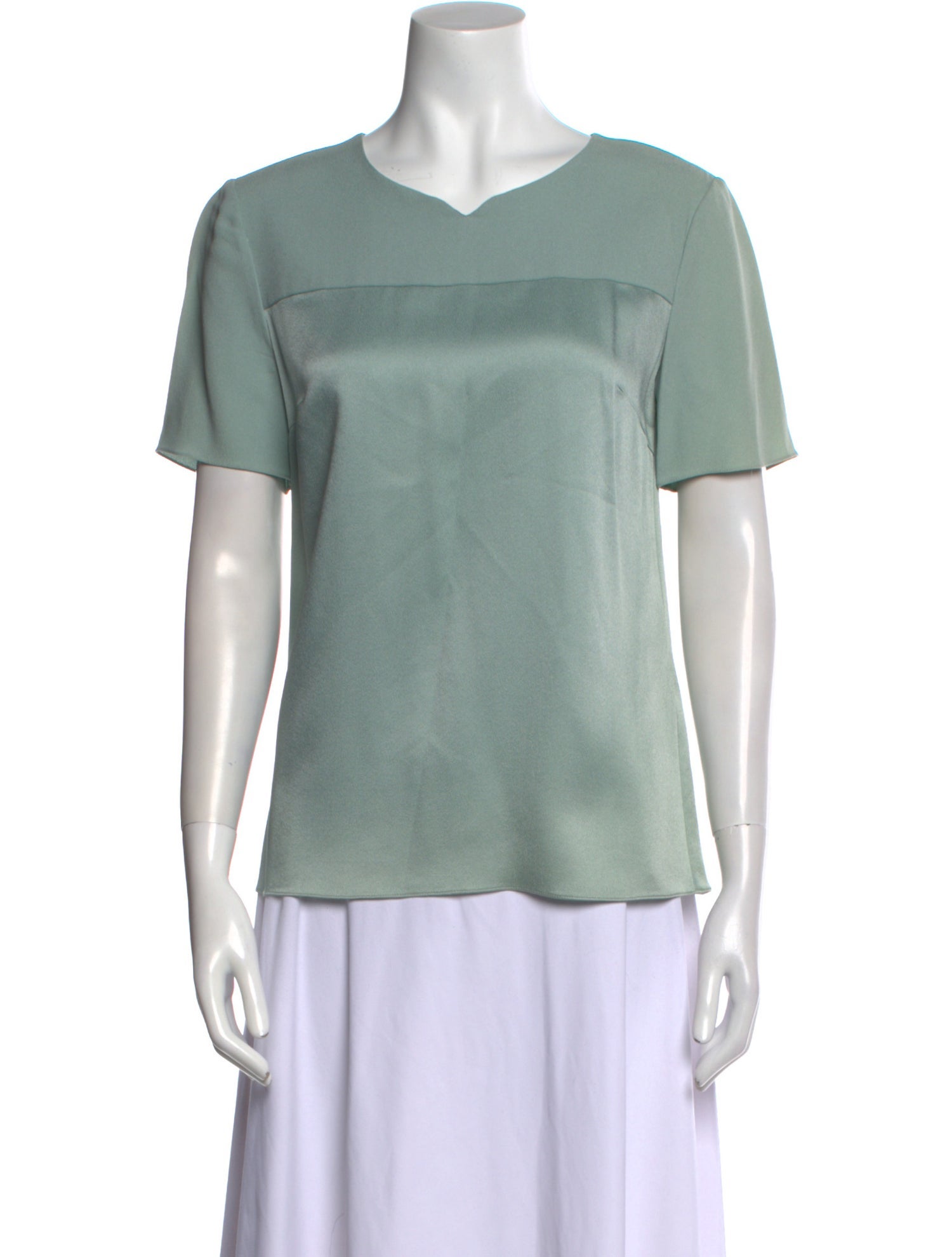 Jason Wu V-Neck Short Sleeve T-Shirt