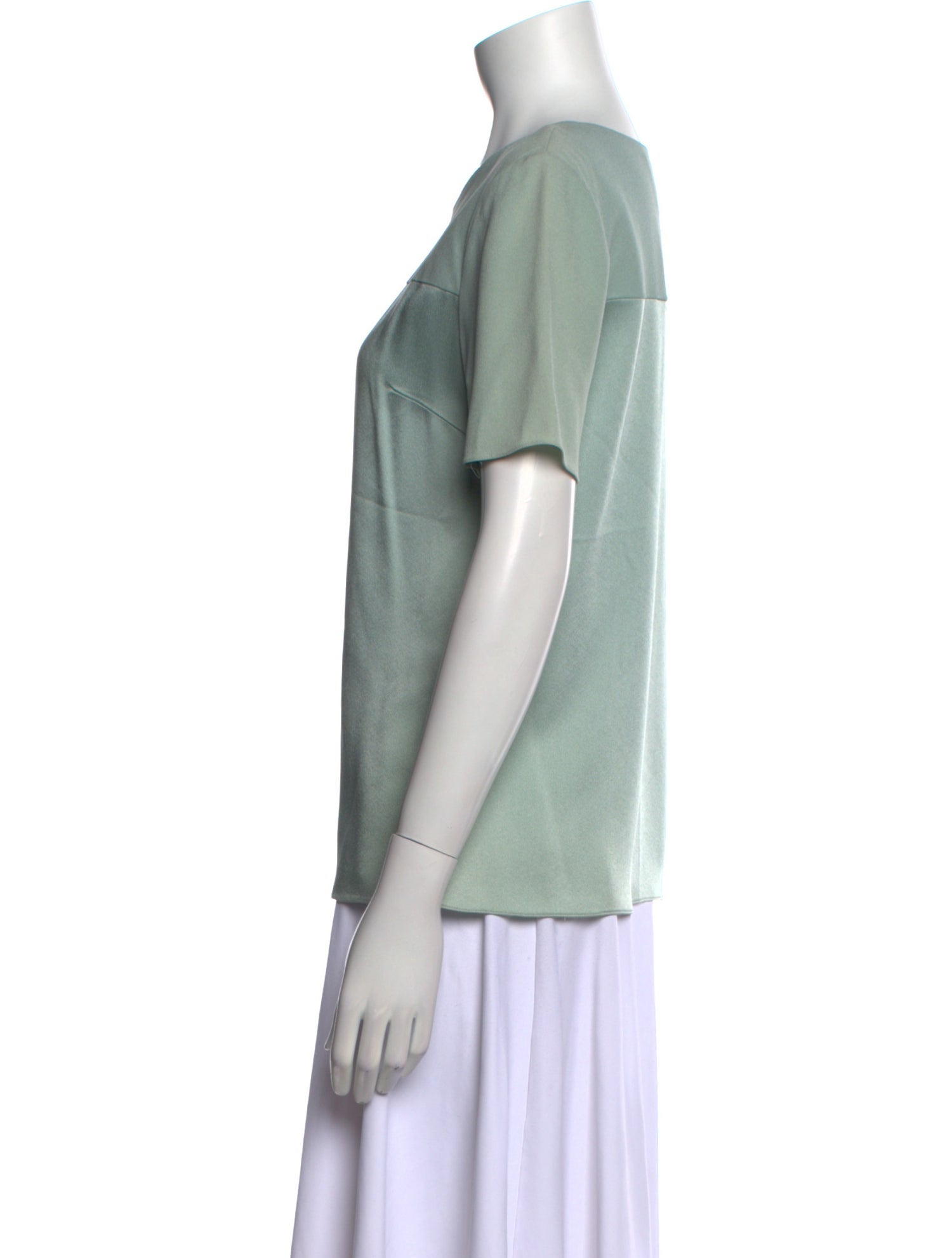 Jason Wu V-Neck Short Sleeve T-Shirt