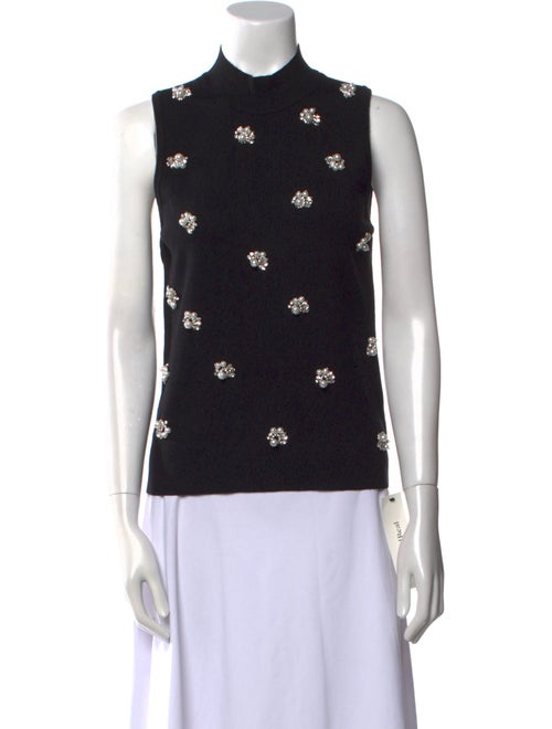 Jason Wu Printed Mock Neck Top