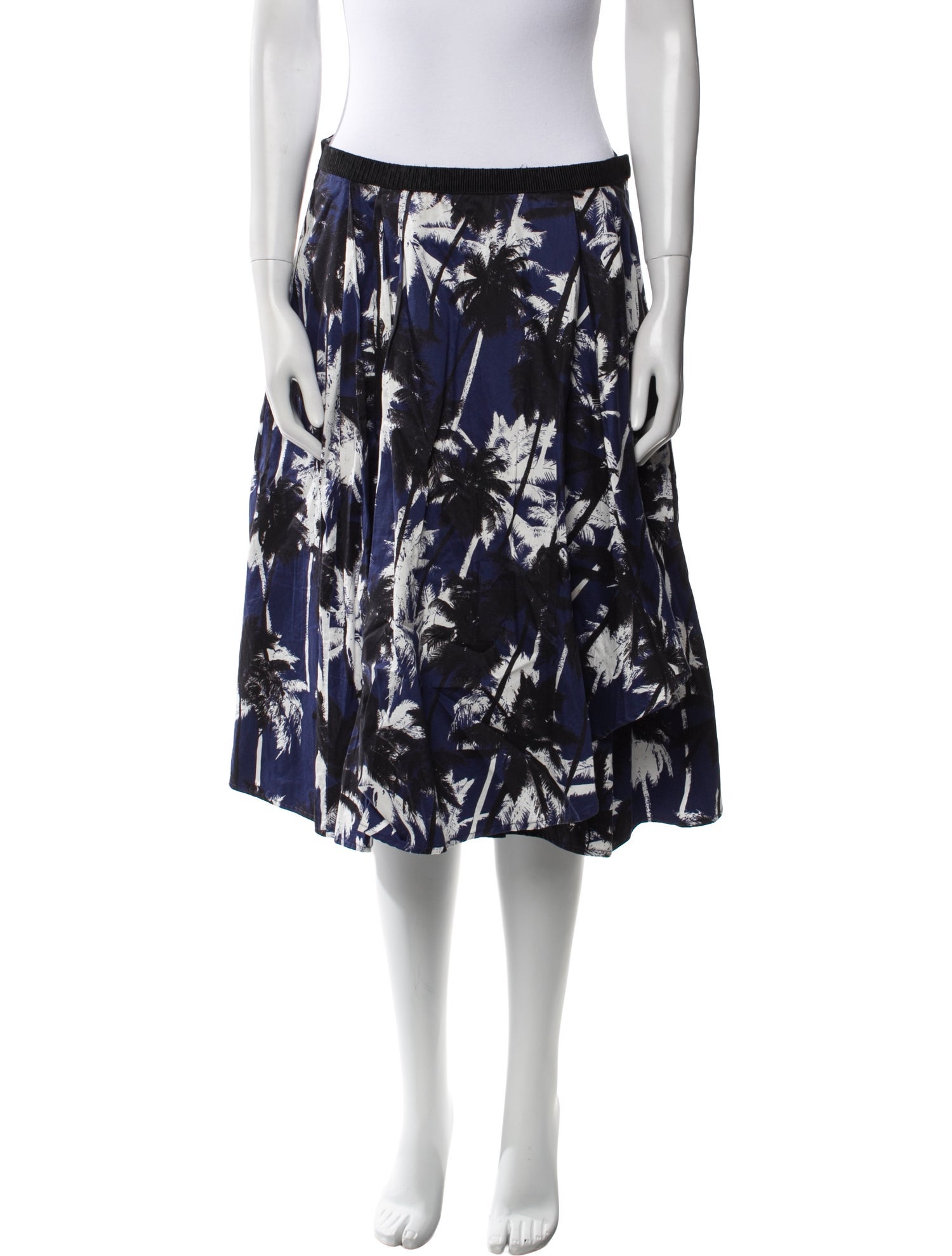 Jason Wu Printed Knee-Length Skirt