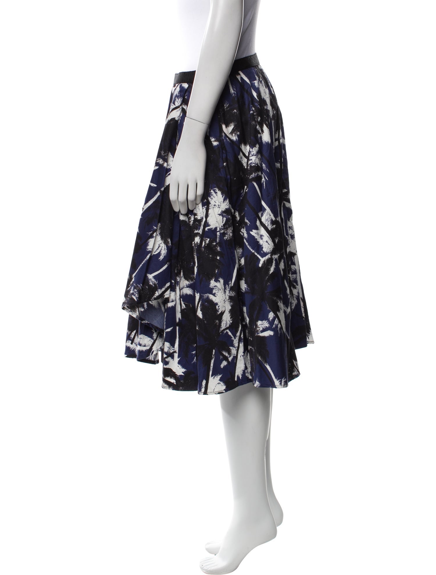 Jason Wu Printed Knee-Length Skirt