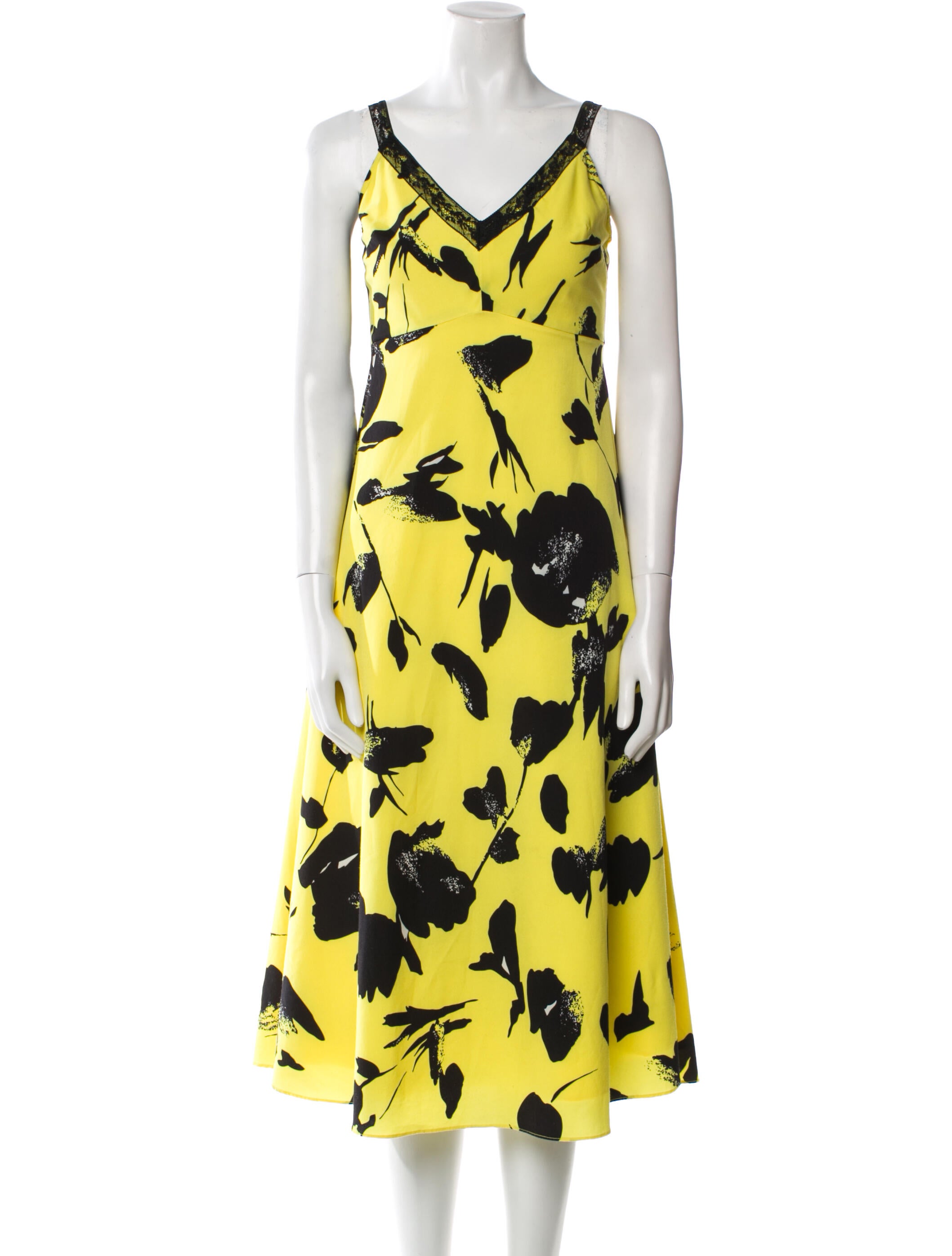 Jason Wu Printed Midi Length Dress