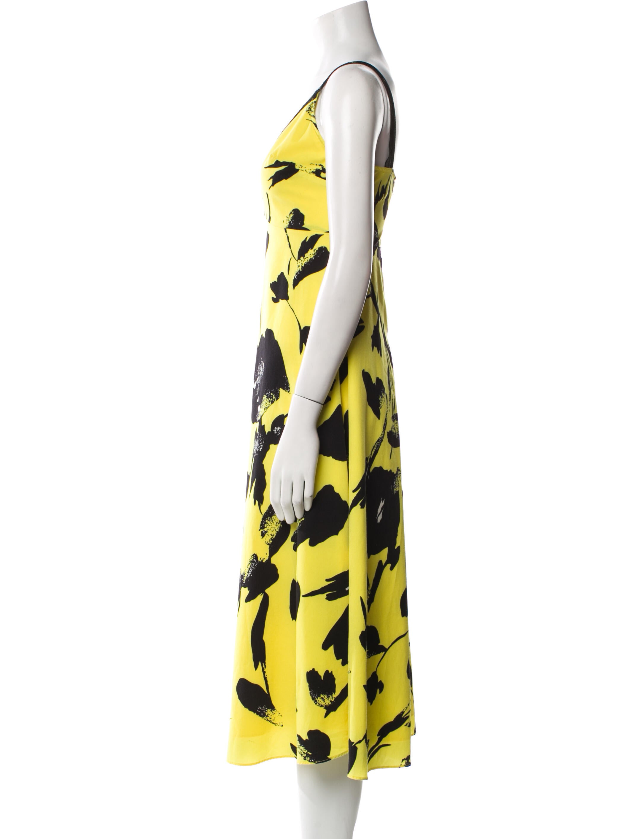 Jason Wu Printed Midi Length Dress