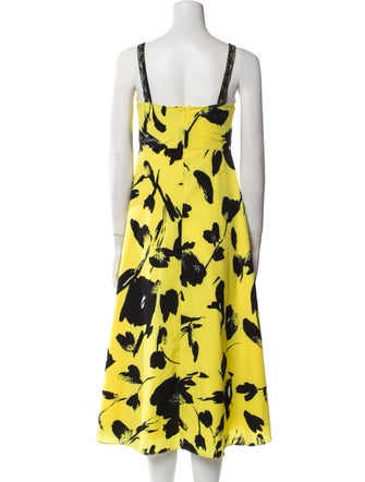 Jason Wu Printed Midi Length Dress