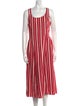 Jason Wu Striped Midi Length Dress