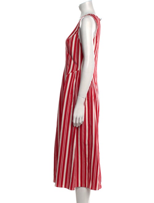 Jason Wu Striped Midi Length Dress