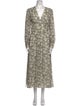 Jason Wu Floral Print Long Dress