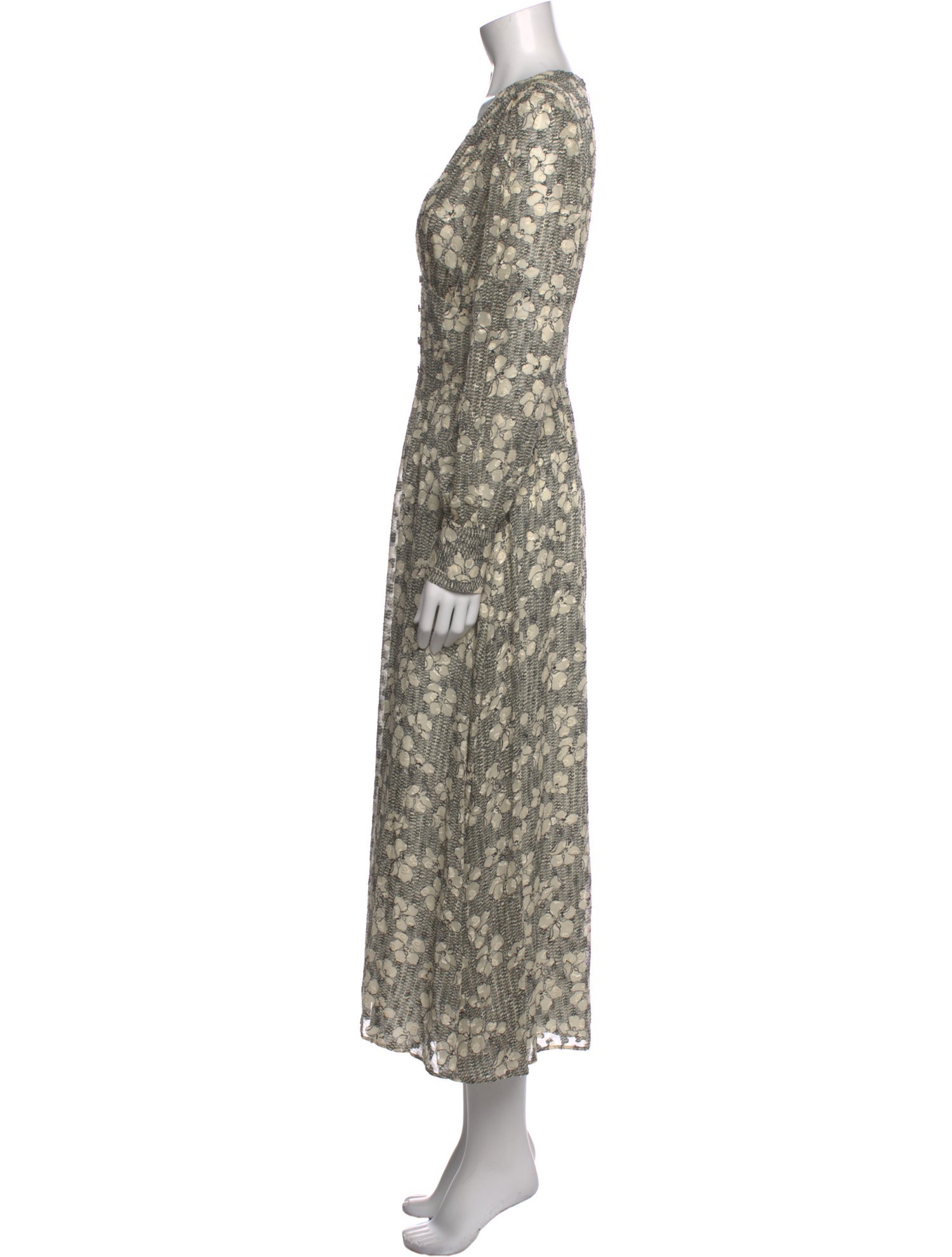 Jason Wu Floral Print Long Dress
