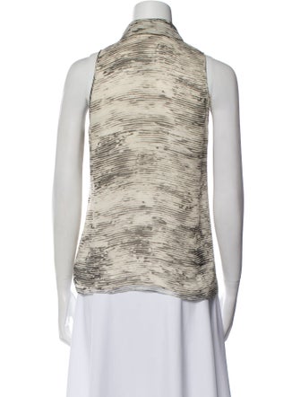 Jason Wu Silk Printed Button-Up Top