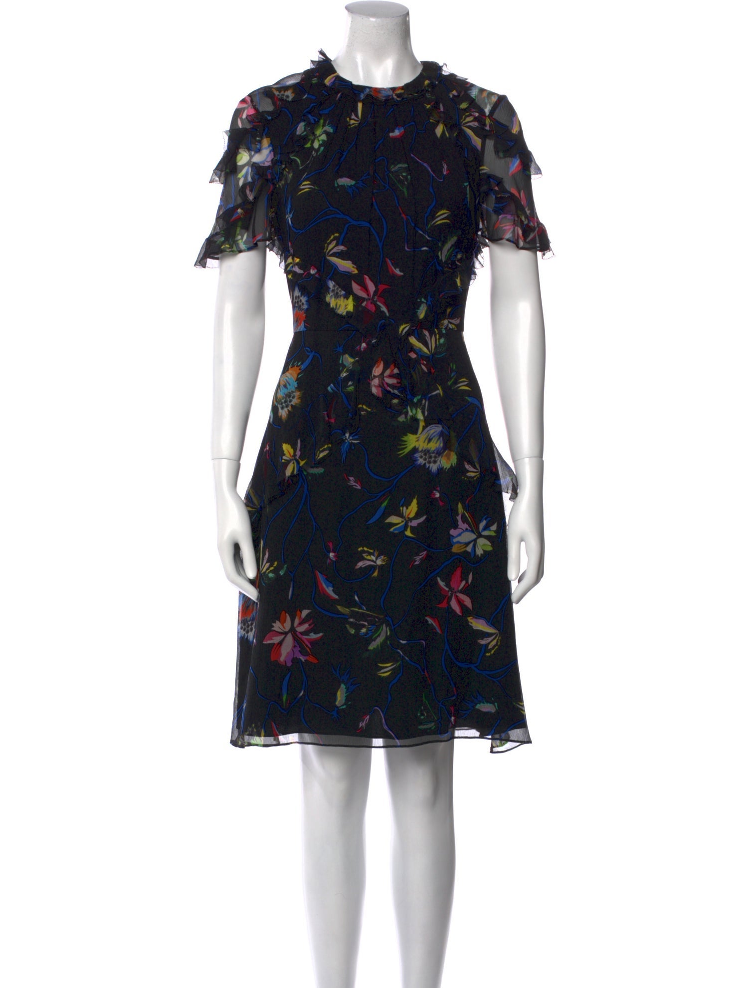 Jason Wu Silk Knee-Length Dress