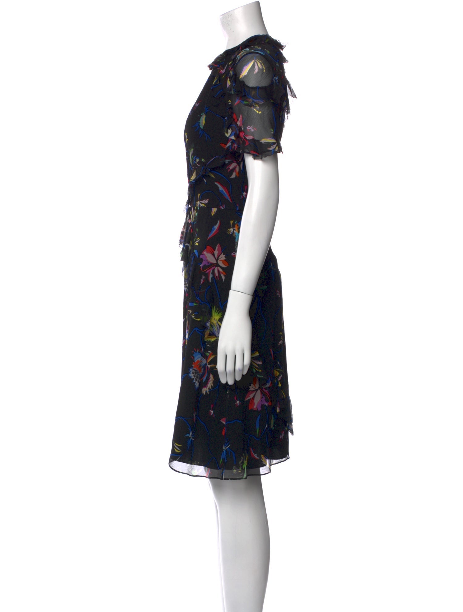 Jason Wu Silk Knee-Length Dress