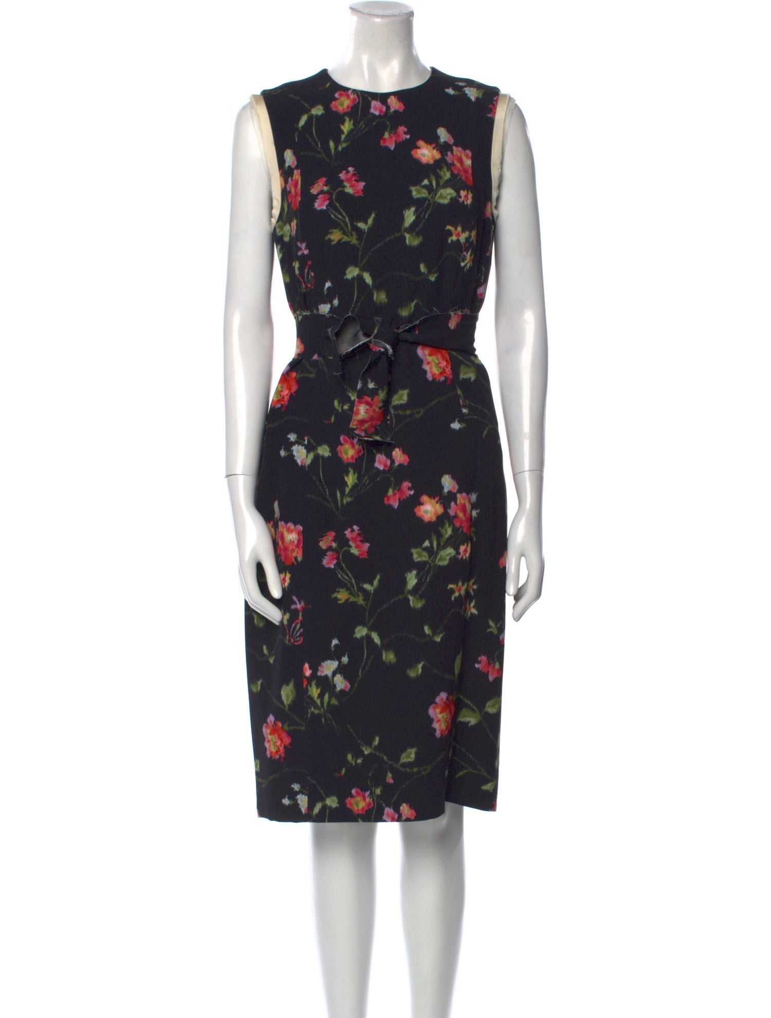 Jason Wu Collection Floral Print Midi Length Dress w/ Tags