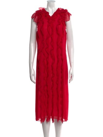 Jason Wu Silk Midi Length Dress