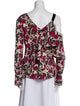 Jason Wu Floral Print V-Neck Blouse