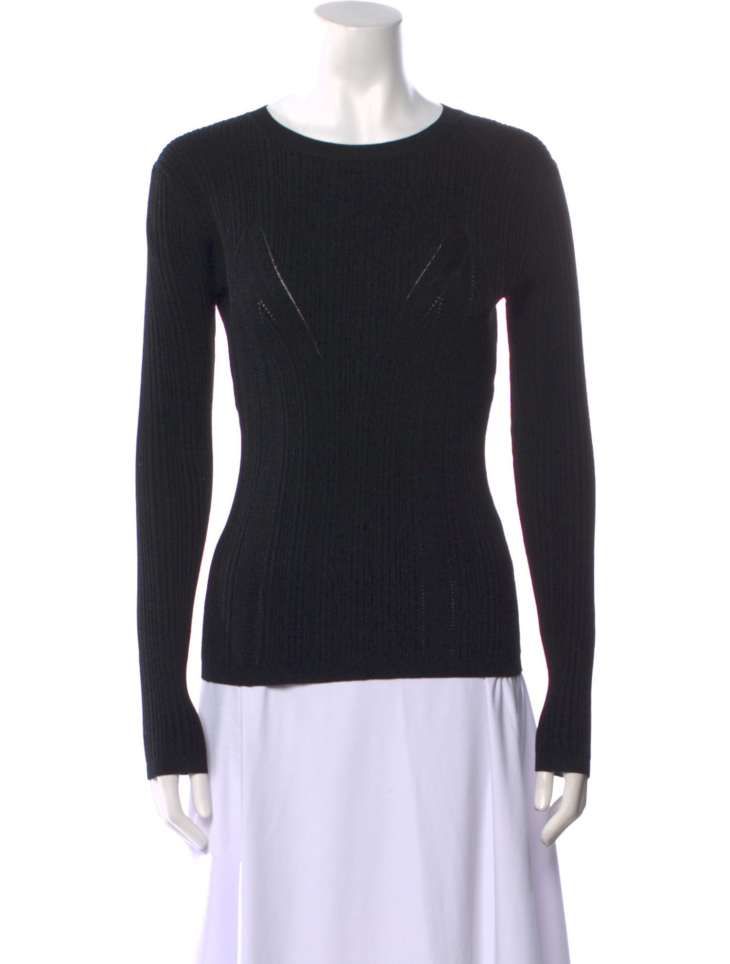 Jason Wu Collection Crew Neck Long Sleeve T-Shirt