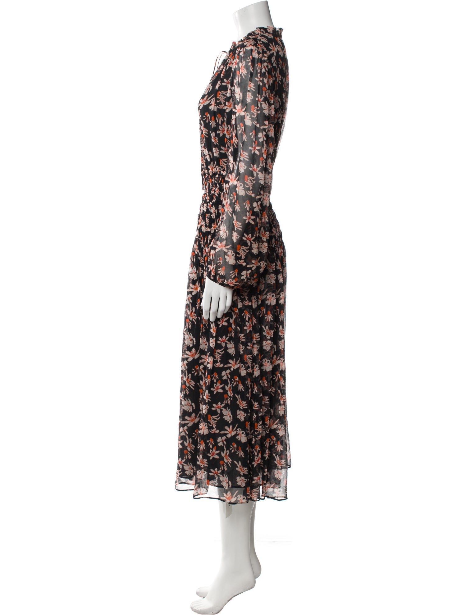 Jason Wu Silk Midi Length Dress