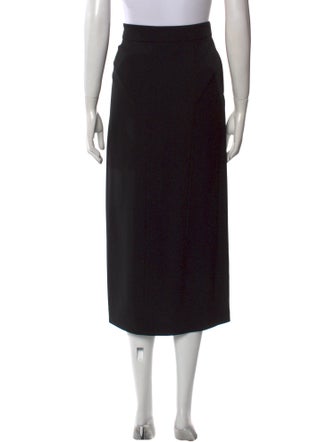 Jason Wu Pleated Accents Midi Length Skirt