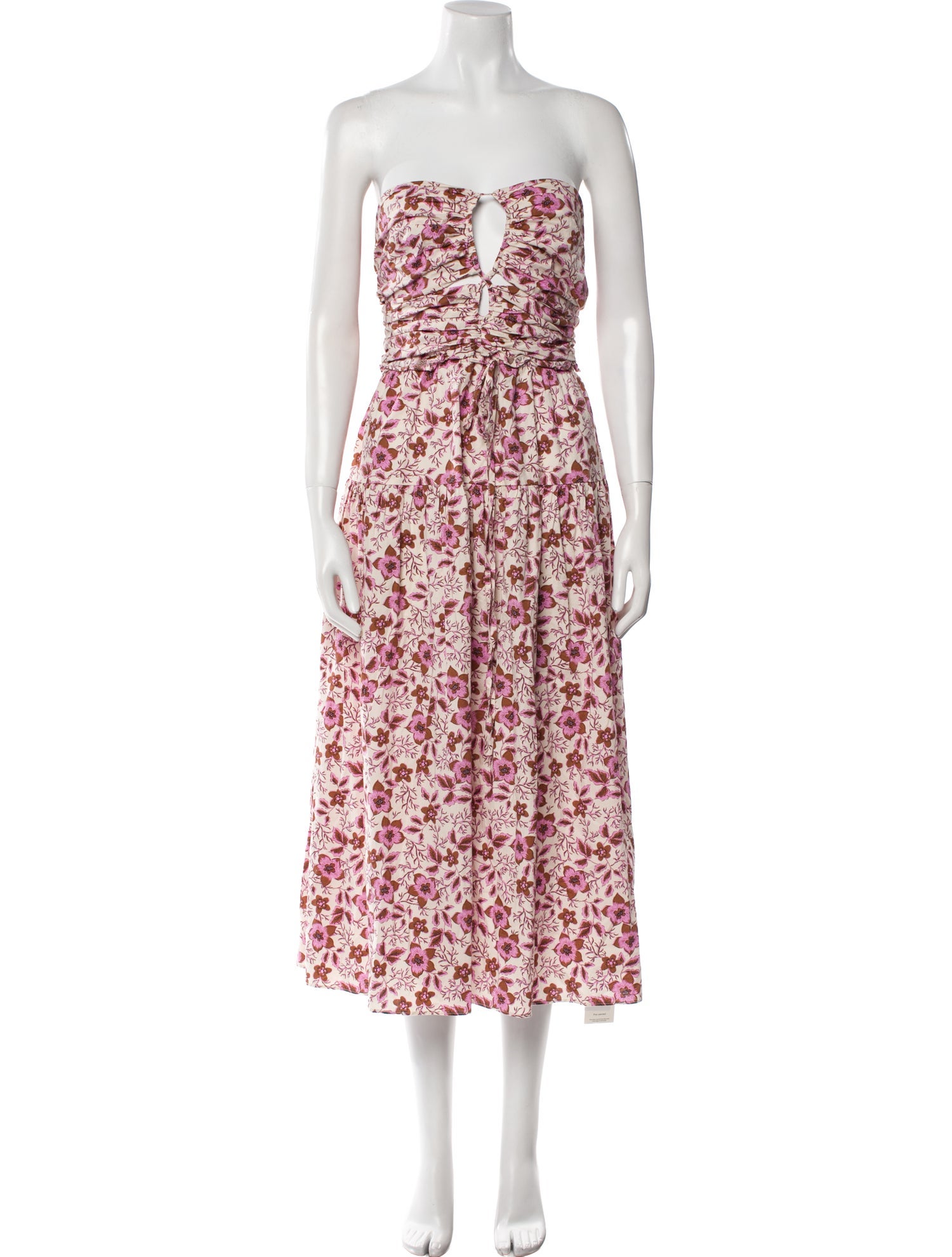 Jason Wu Floral Print Midi Length Dress