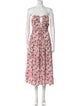 Jason Wu Floral Print Midi Length Dress