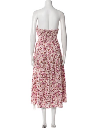 Jason Wu Floral Print Midi Length Dress
