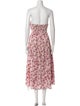 Jason Wu Floral Print Midi Length Dress