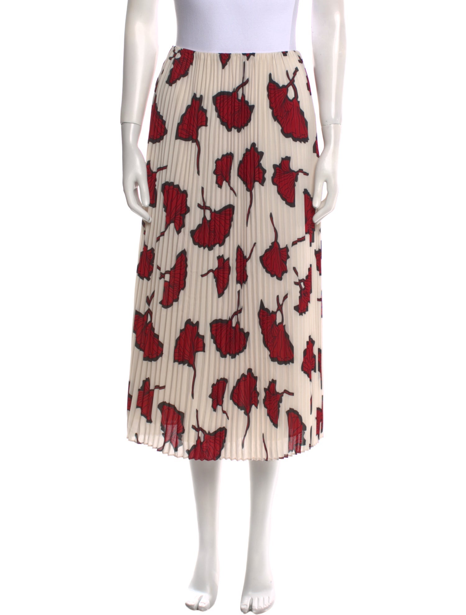 Jason Wu Printed Midi Length Skirt