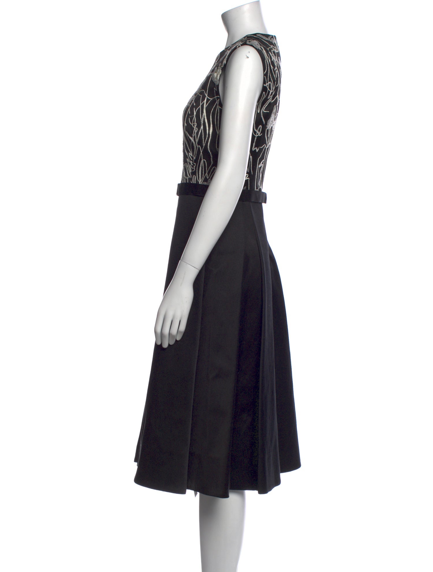 Jason Wu Silk Midi Length Dress