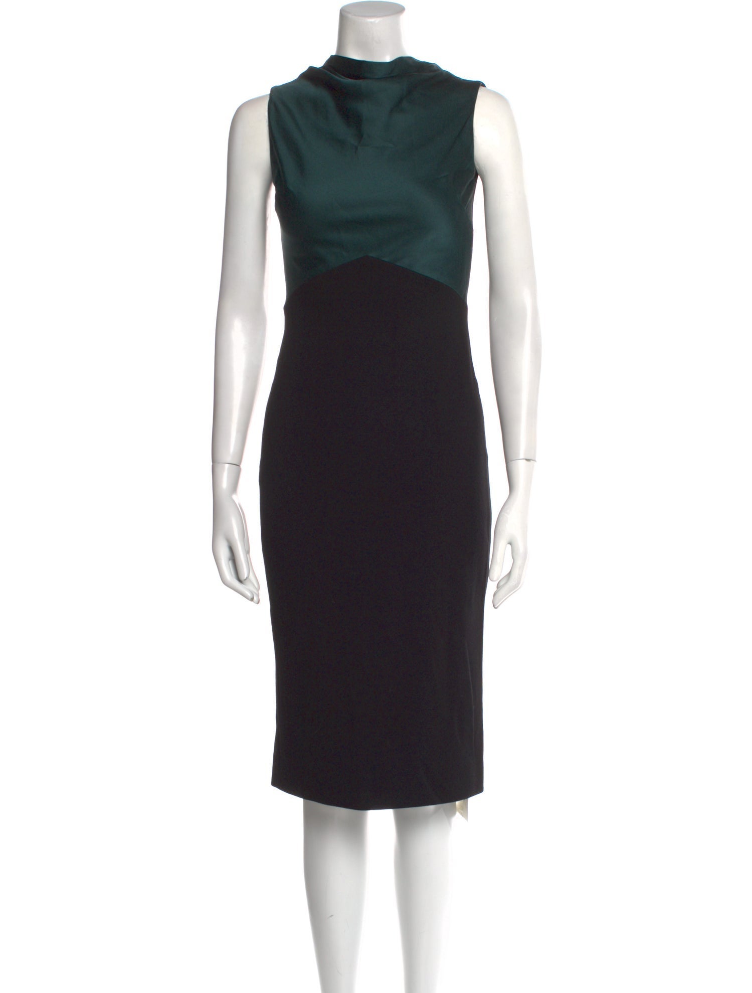 Jason Wu Mock Neck Midi Length Dress