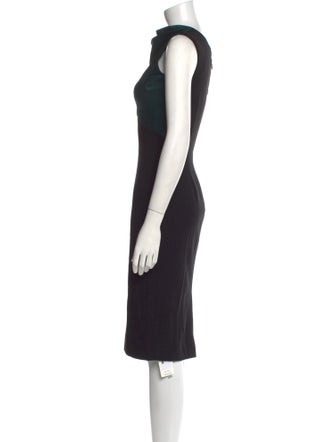 Jason Wu Mock Neck Midi Length Dress