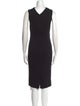 Jason Wu Mock Neck Midi Length Dress