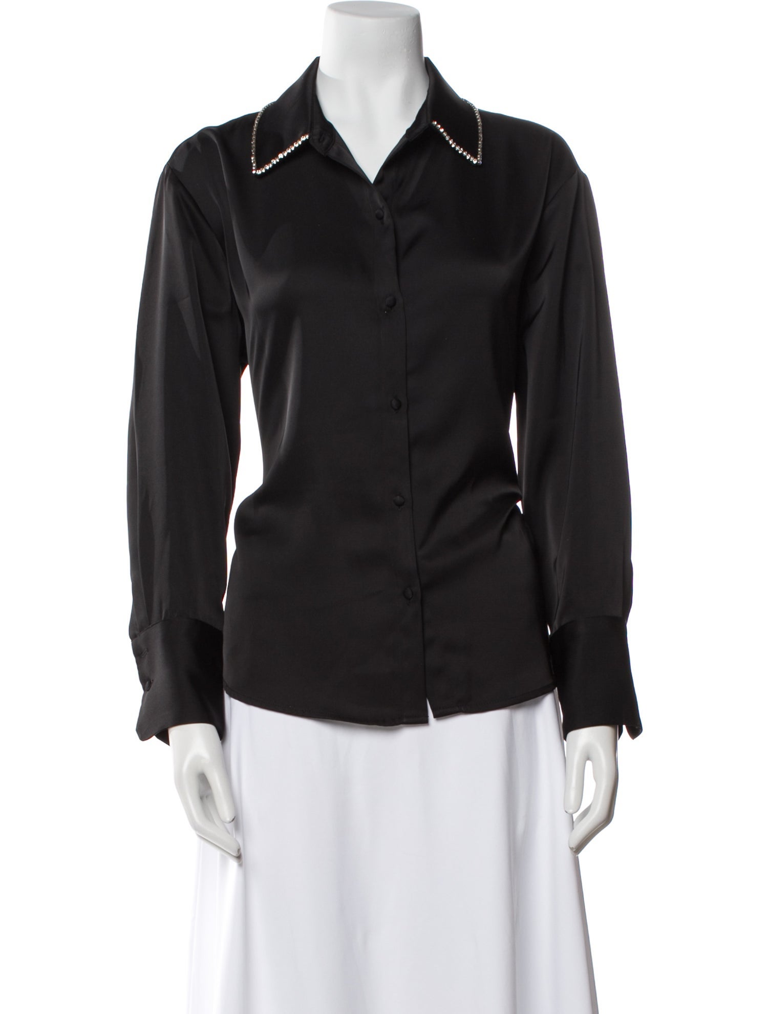 Jason Wu Long Sleeve Button-Up Top
