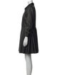 Jason Wu Lamb Leather Knee-Length Dress