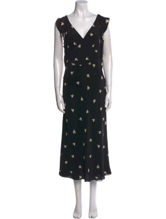 Jason Wu Silk Midi Length Dress
