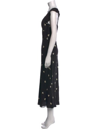 Jason Wu Silk Midi Length Dress