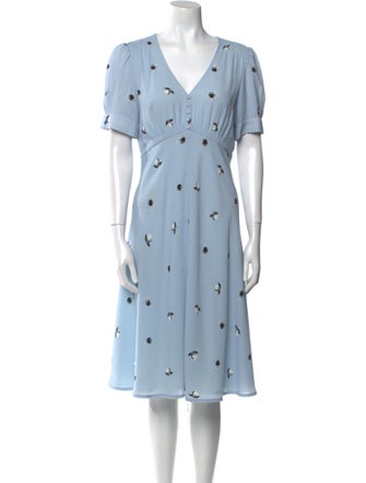 Jason Wu Printed Midi Length Dress