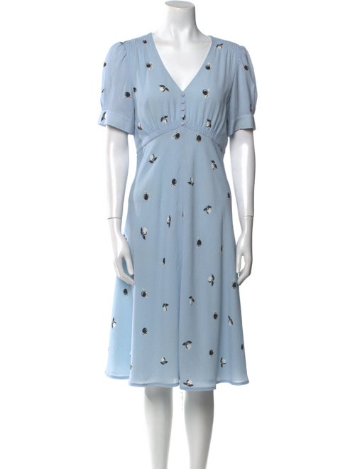 Jason Wu Printed Midi Length Dress