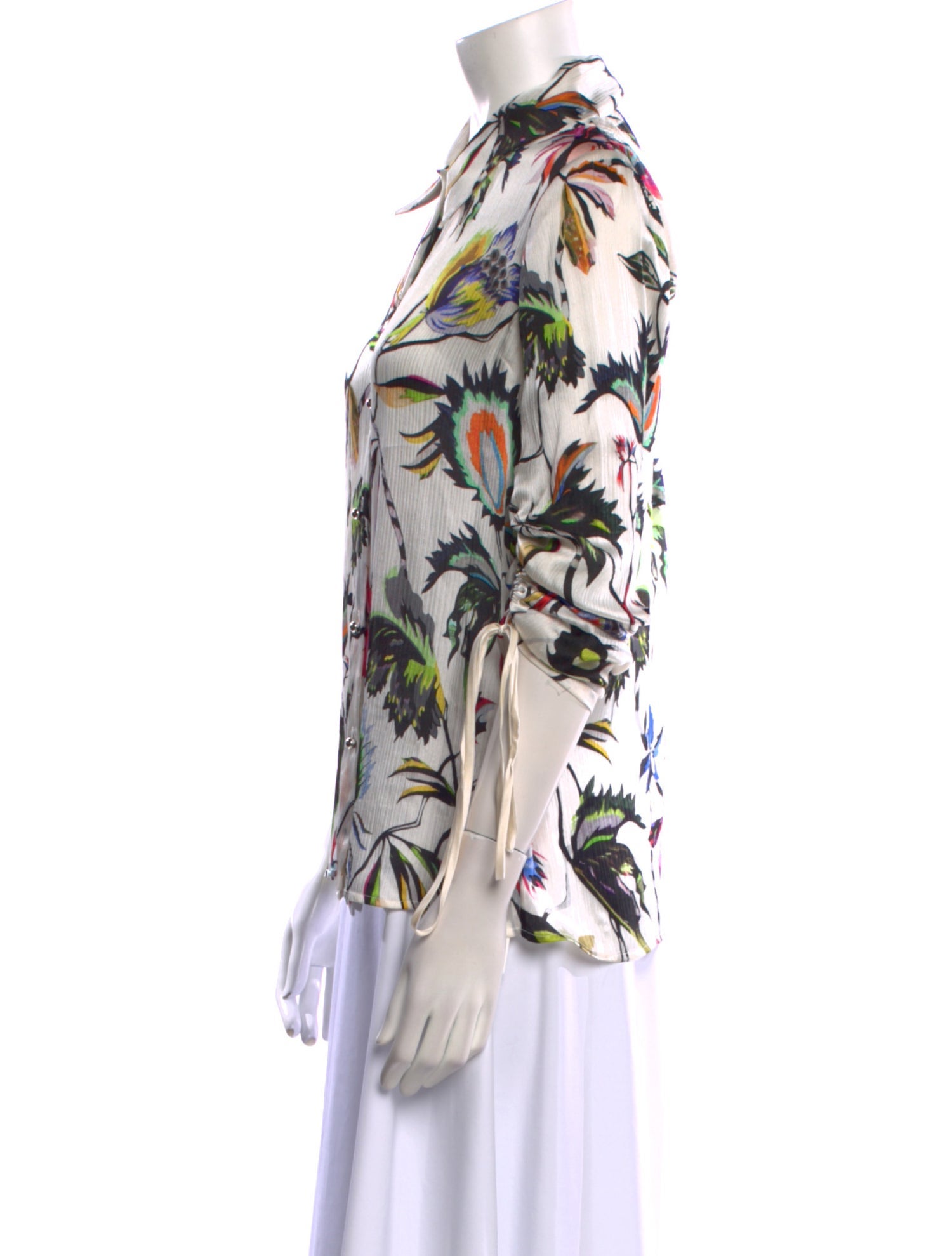 Jason Wu Silk Floral Print Blouse